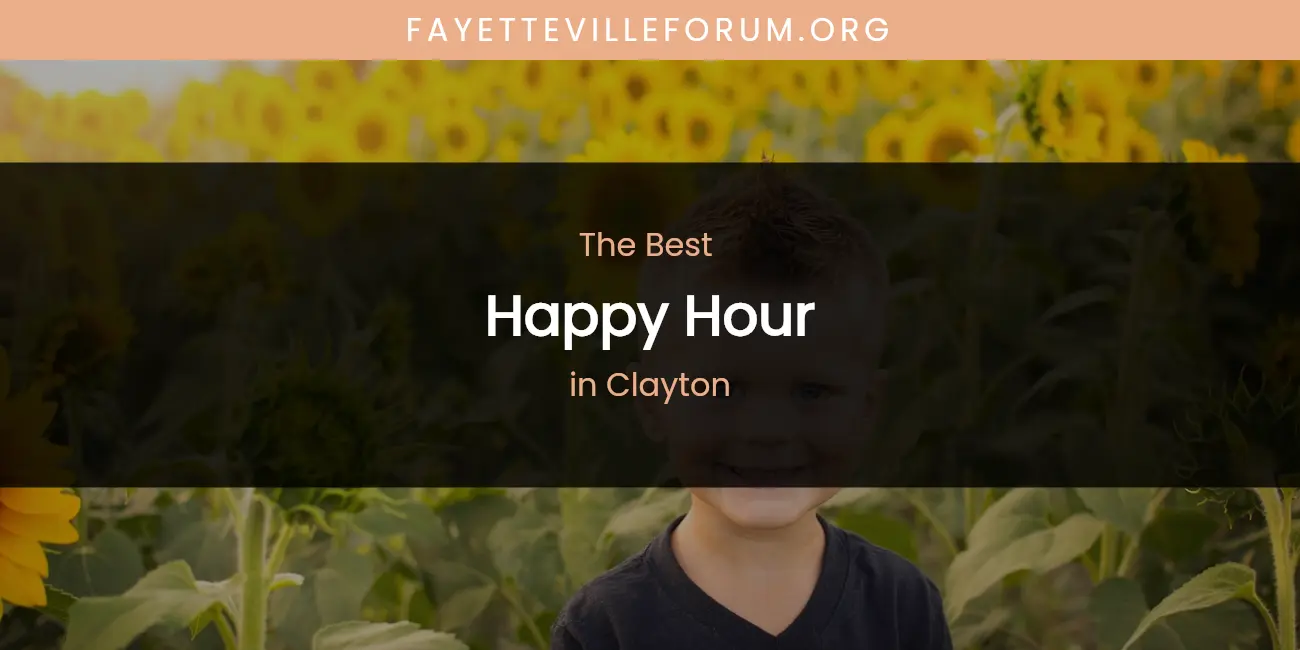 The Absolute Best Happy Hour in Clayton featured